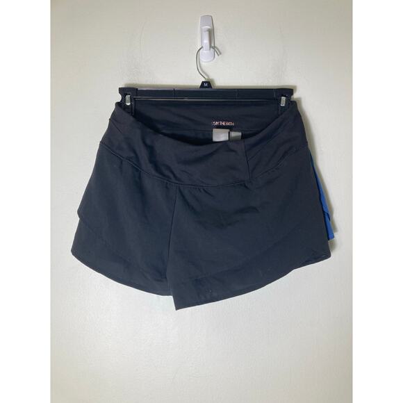 2 Stay the Path Athletic Shorts Blue and Black Sz M - Picture 2 of 3